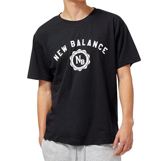 New Balance Herren T-Shirt Schwarz – Saisonale Kollektion
