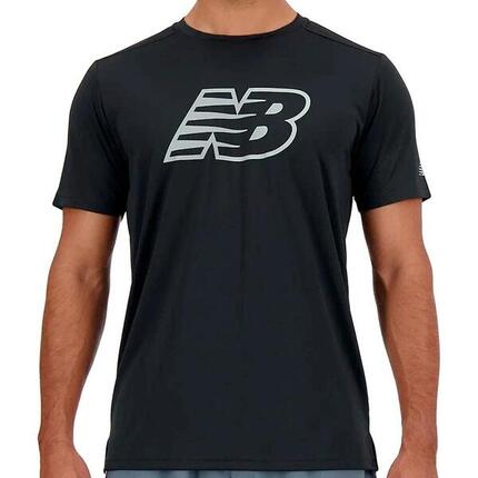 New Balance Herren T-Shirt Schwarz MT41224