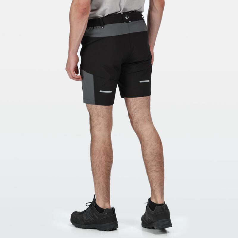 Mountain Herren-Wandershorts - Schwarz/Grau