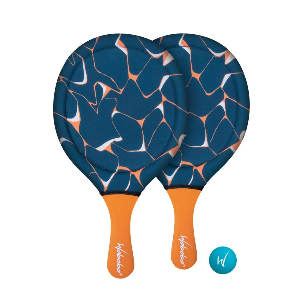 Set de raquettes de plage avec 2 raquettes et balle flottante 2/4