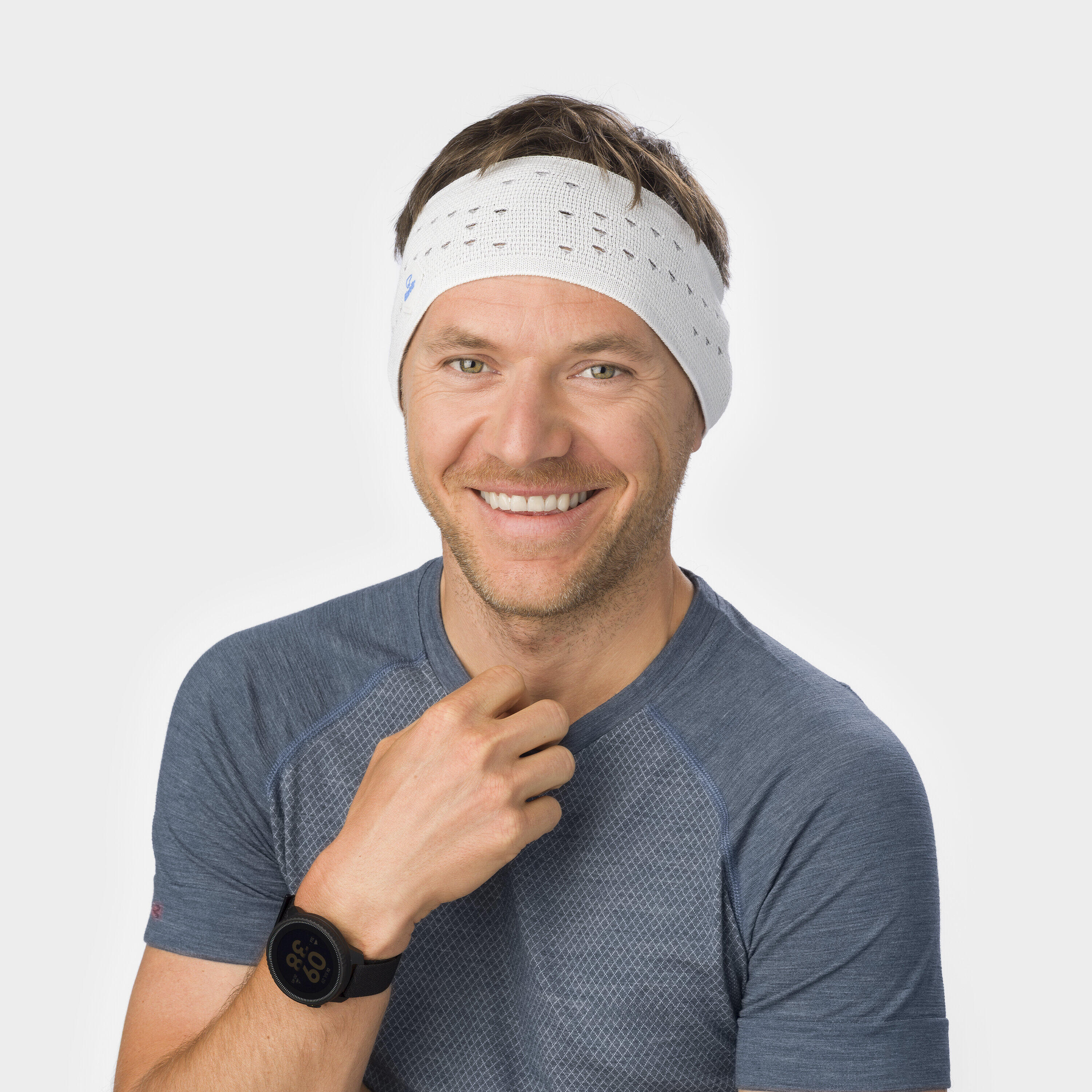 Stirnband Aeka Sportstrinband Herren Damen Headband kühlend atmungsaktiv Viskose 5/6