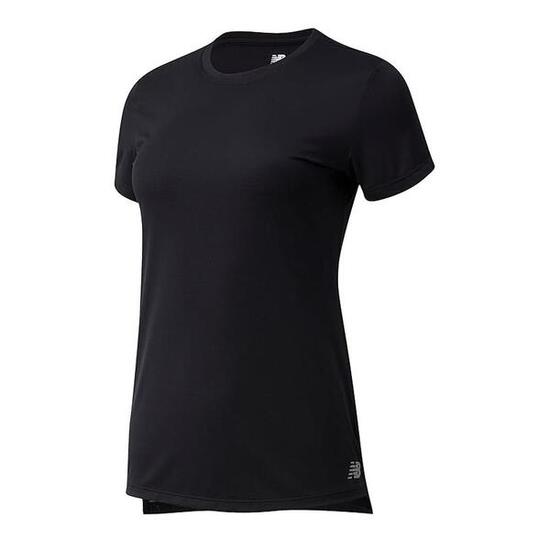 New Balance Core Run Damen T-Shirt Schwarz