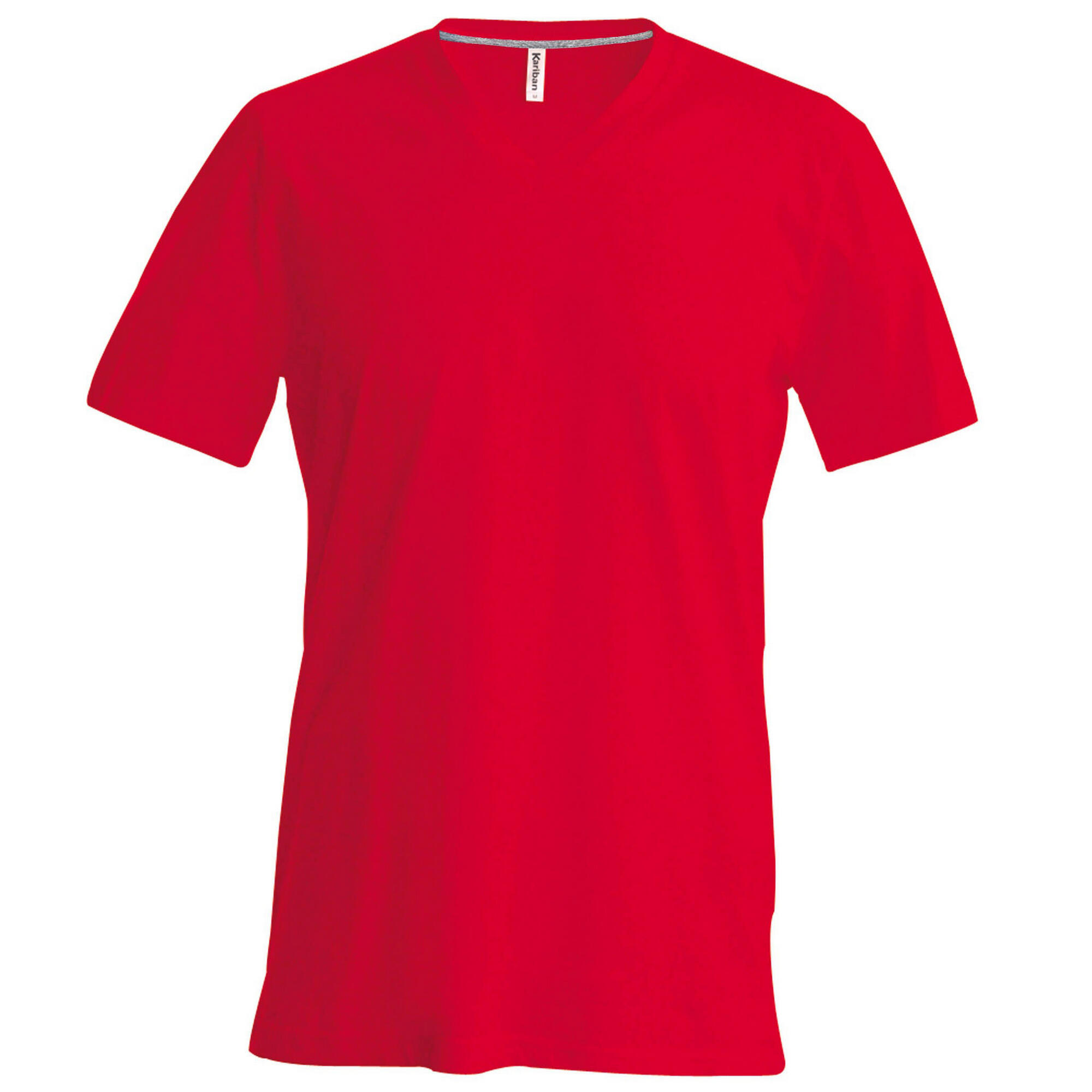 Maglia Manica Corta Uomo Kariban Rosso 2/2