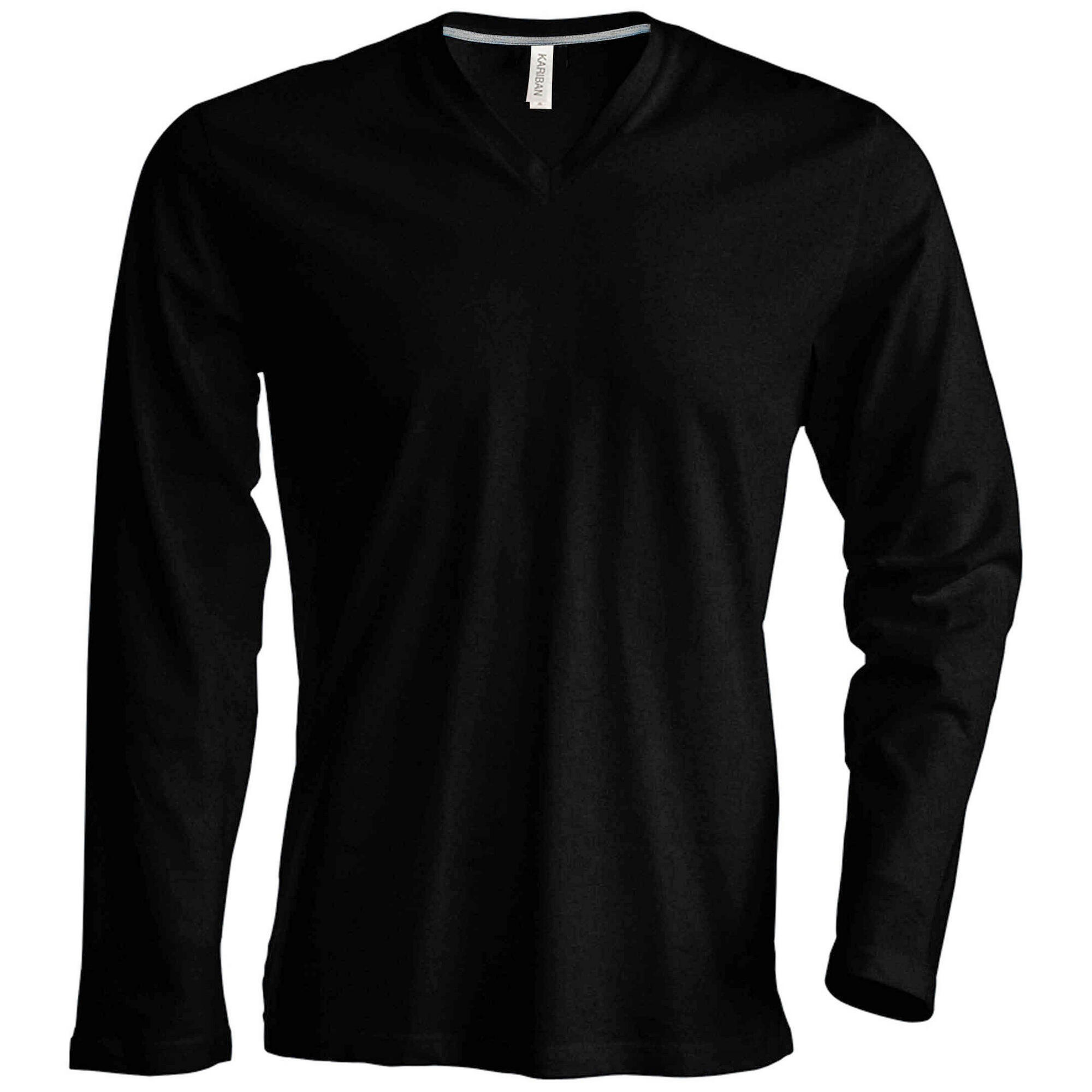 Maglia Manica Lunga Uomo Kariban Nero 2/2