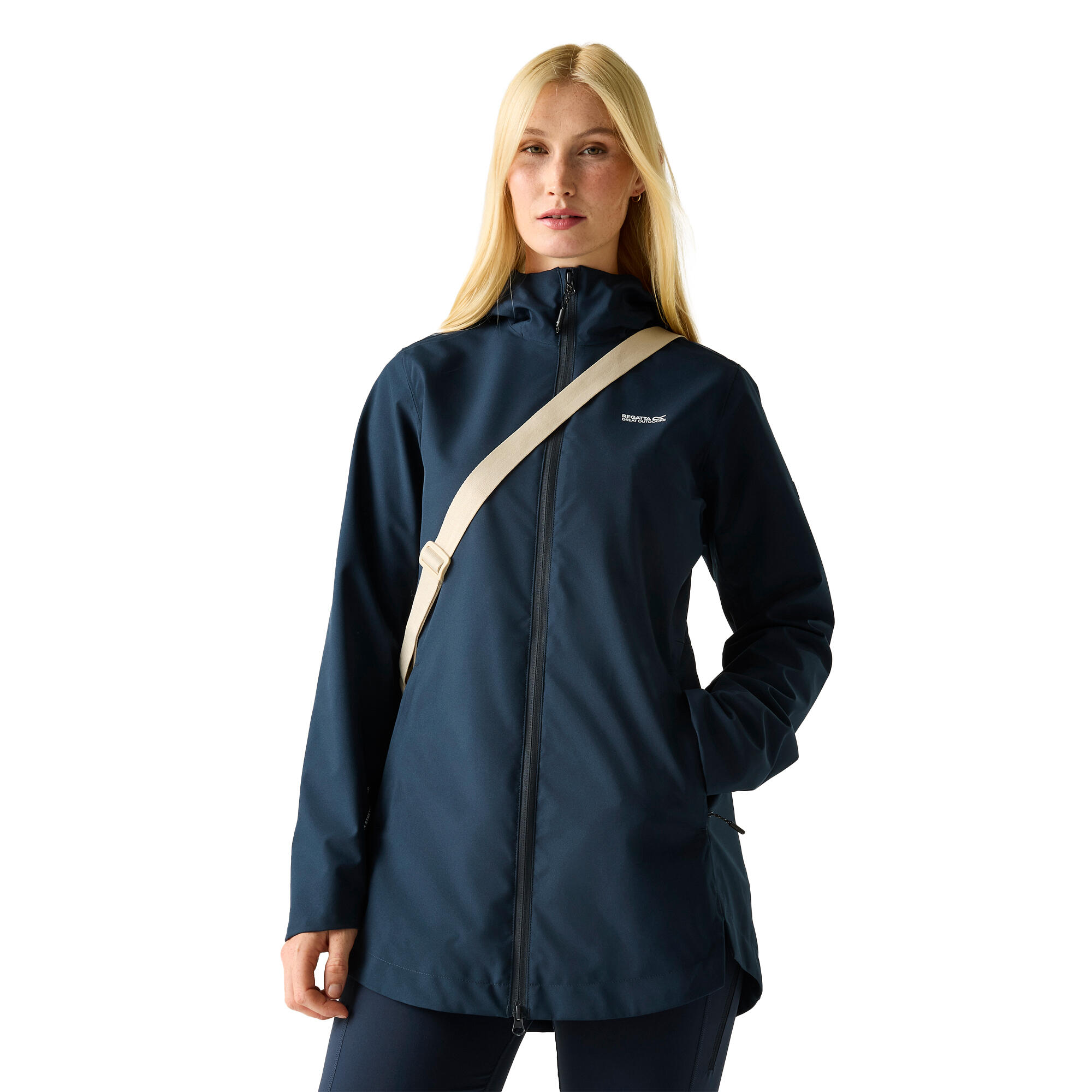 Chaqueta Impermeable Natalina para Mujer Marino 4/5