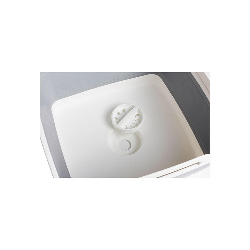 Brunner Tanq Fold-away - opvouwbare wasbak White/Grey 5/5