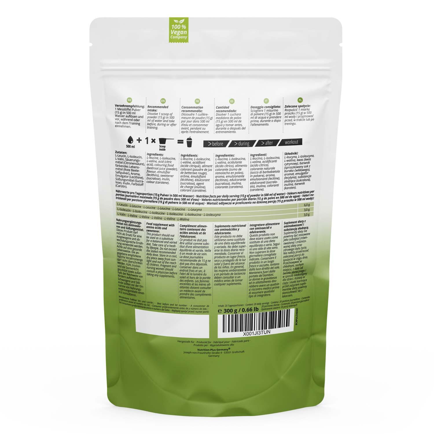 BCAAminos Pulver 300g - Cherry Lime 5/5
