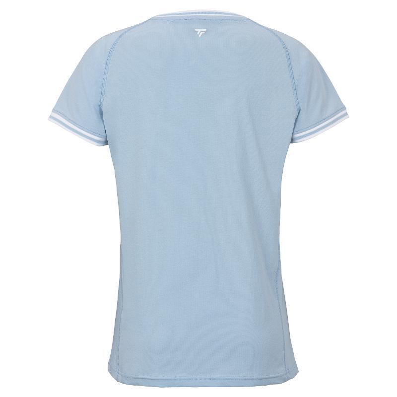 Camiseta Tecnifibre Team Stretch Azul Glaciar Mujer 2/5