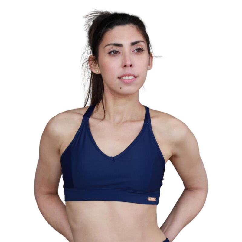 Brassière de sport femme Bleu intense