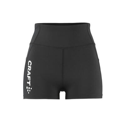 Craft rush 2.0 hotpants dames - zwart