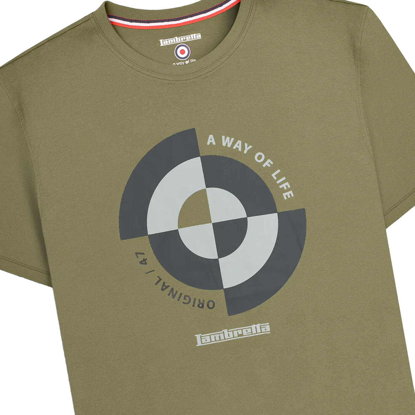 TShirt für Herren Khakigrün 3/3