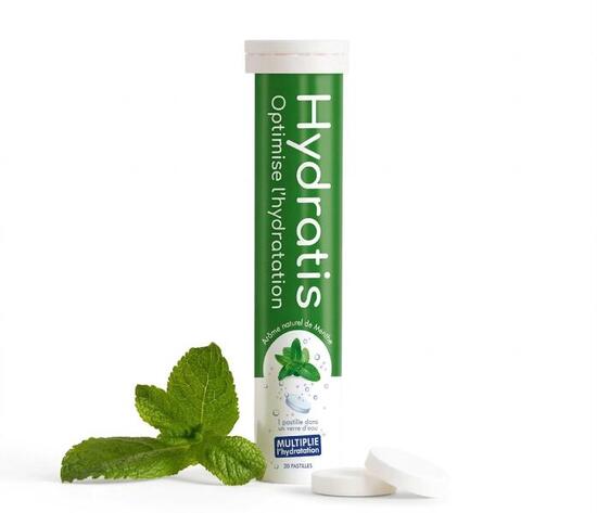 Boisson avec Électrolytes - Formule Isotonique - Menthe - 20 pastilles
