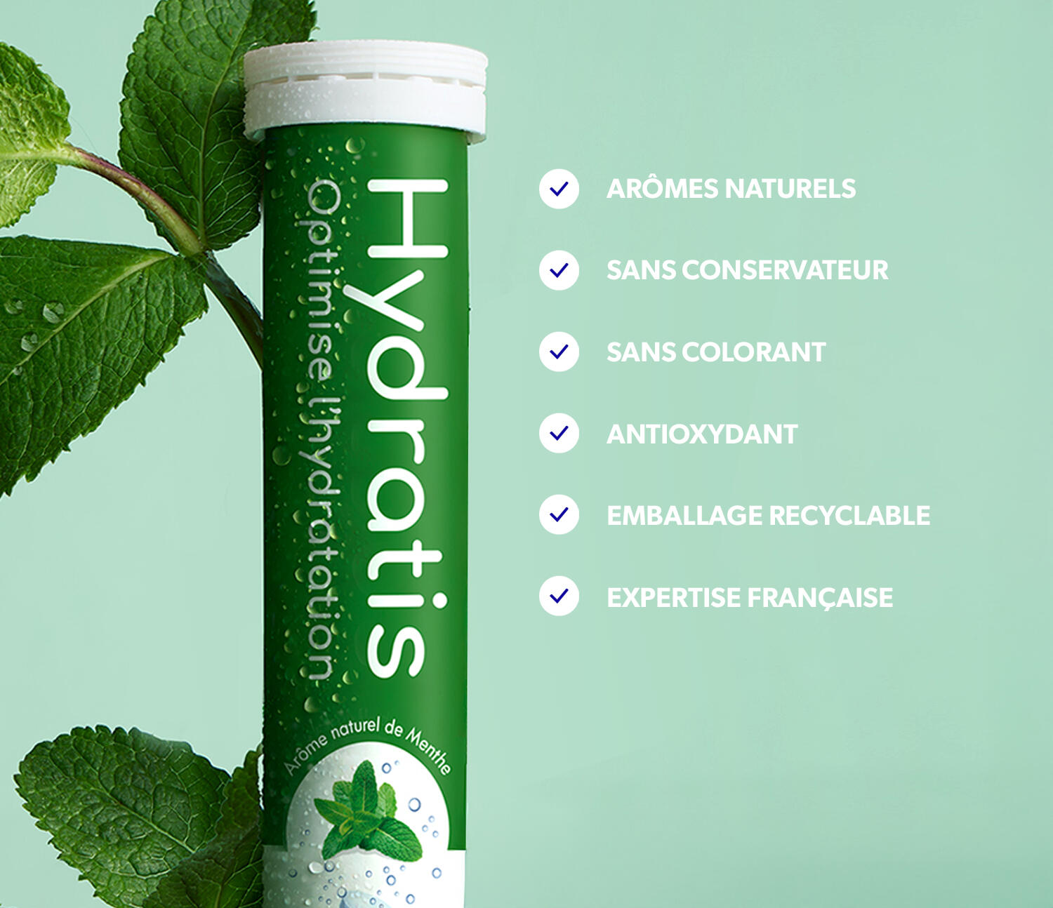 Boisson avec Électrolytes - Formule Isotonique - Menthe - 20 pastilles 6/7