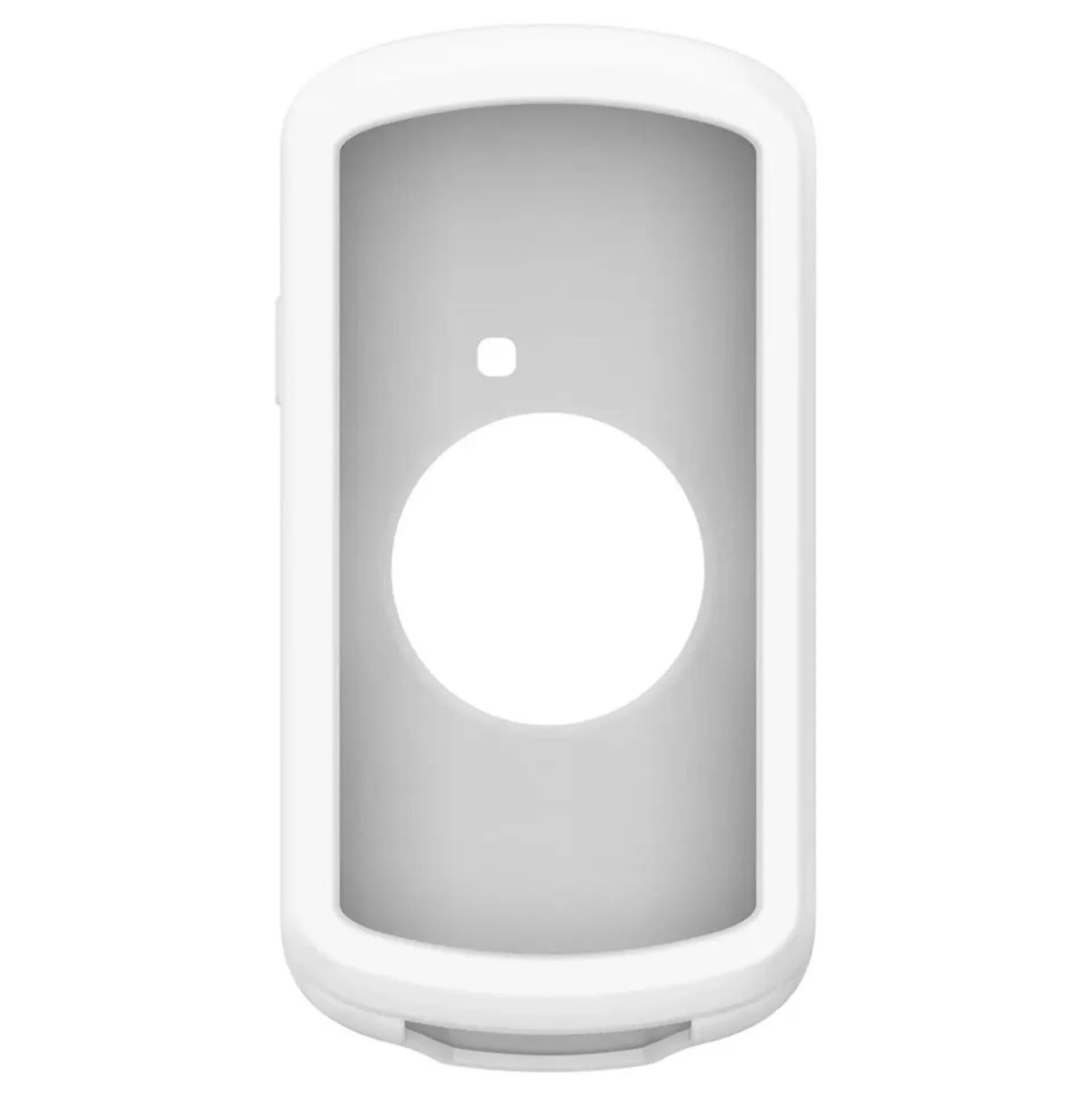 Beschermset Garmin Edge 1040 1030 siliconen hoes wit 2 glas 3/4