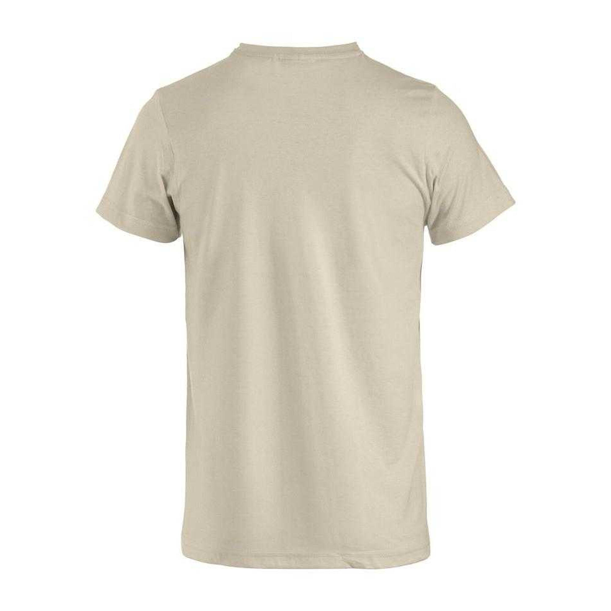 "Basic" TShirt für Herren Helles Khaki 2/3
