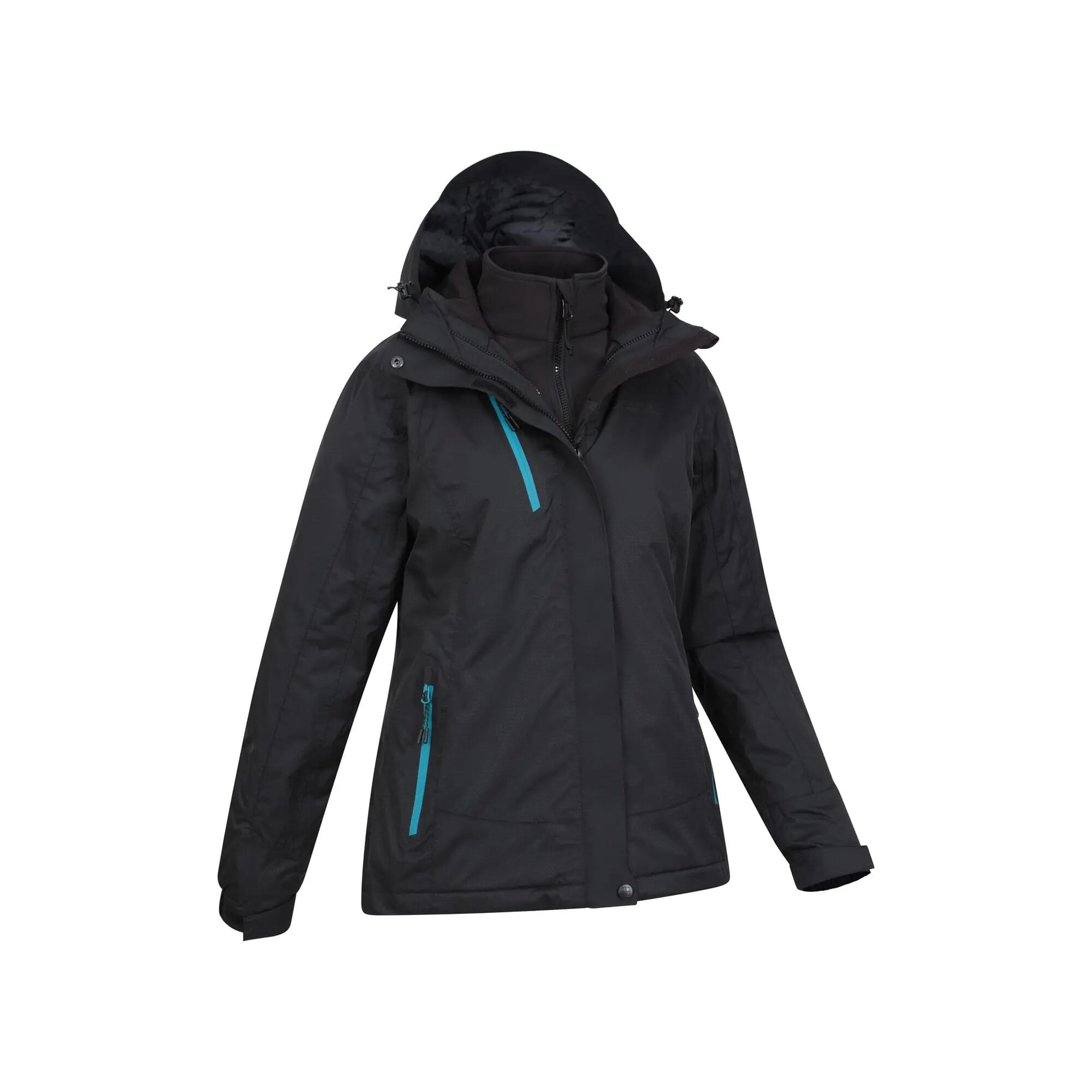 Veste 3 en 1 de Randonnée Femme Imperméable Respirante, Bracken Extreme 6/7