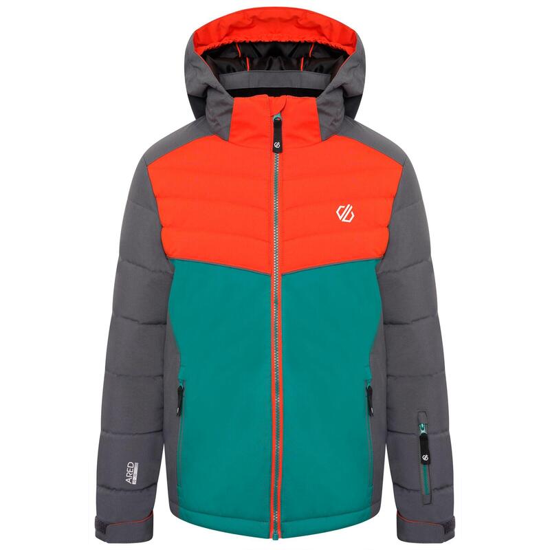 Cheerful waterdichte ski-jas met capuchon voor kinderen - Grijs