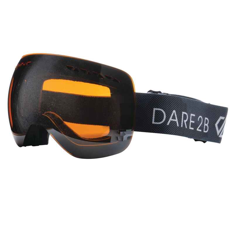 Liberta II Anti-Beschlag-Skibrille für Erwachsene - Schwarz