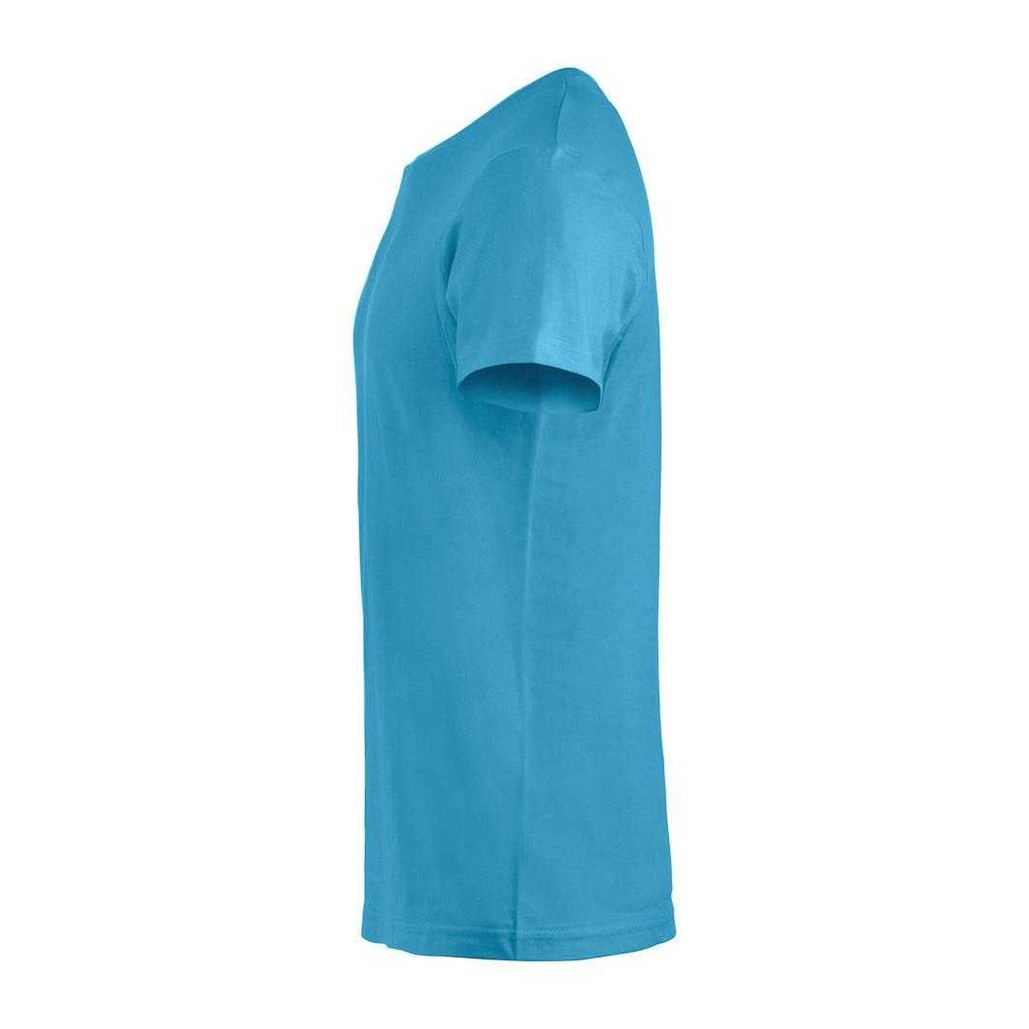 Mens Basic TShirt (Turquoise) 3/3