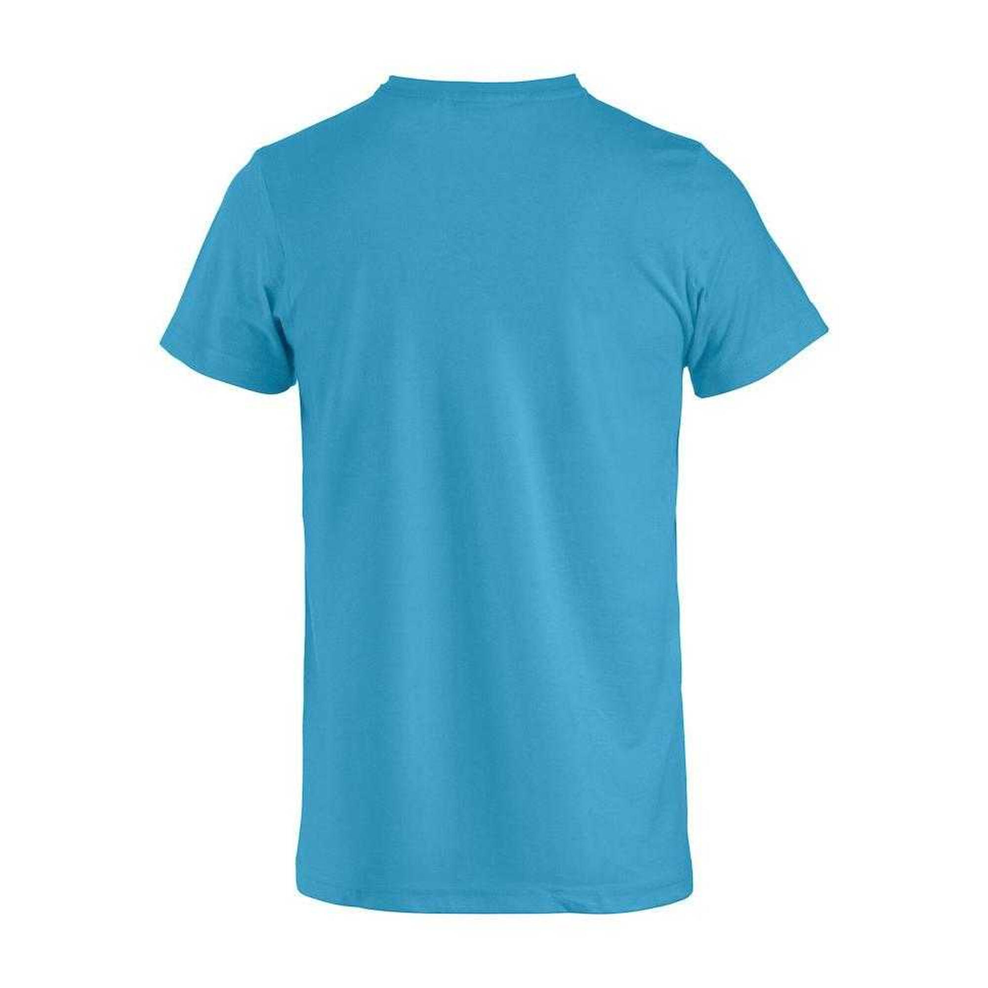 Mens Basic TShirt (Turquoise) 2/3
