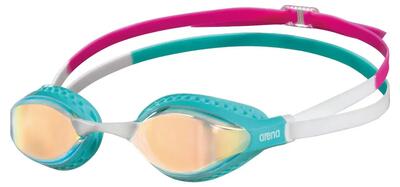Arena zwembril airspeed mirror zilver/paars
