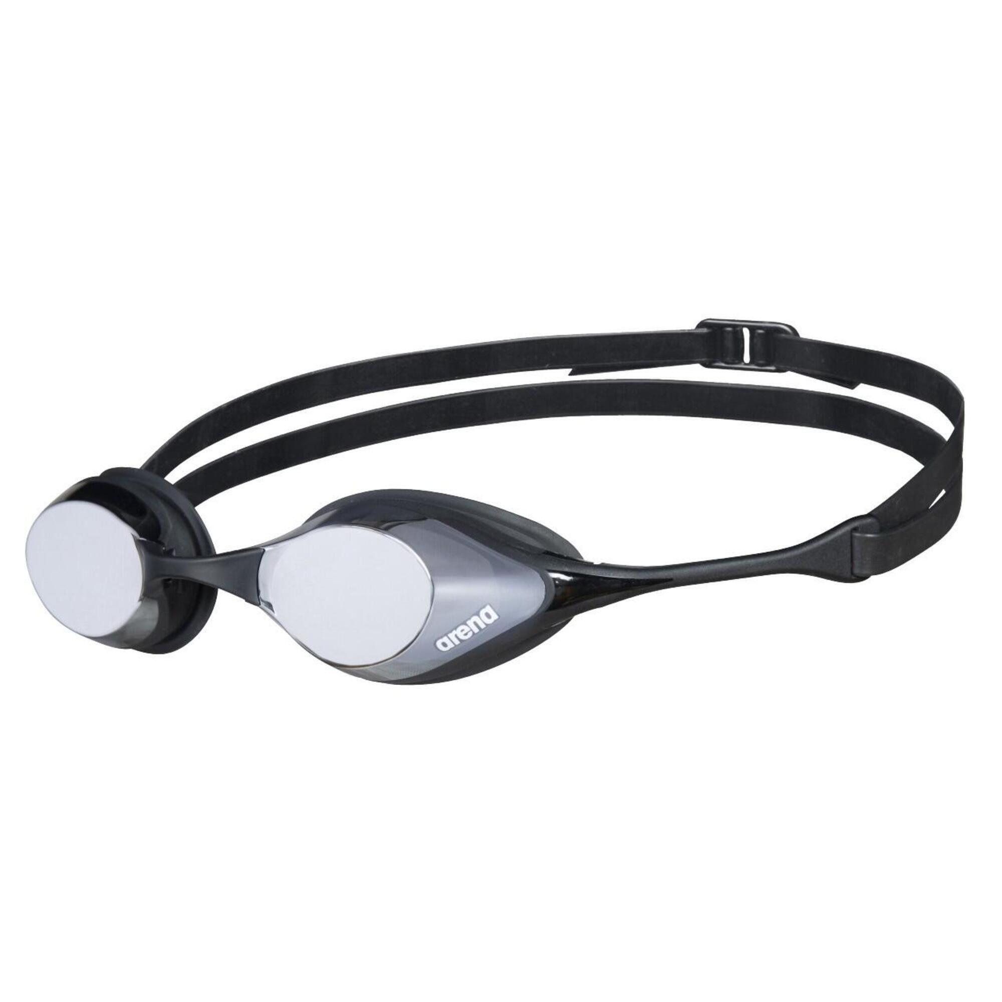 ARENA Arena Cobra Swipe Mirrored Goggles - Silver/ Black