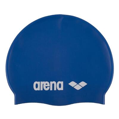 Arena kinder badmuts classic silicone hemelblauw