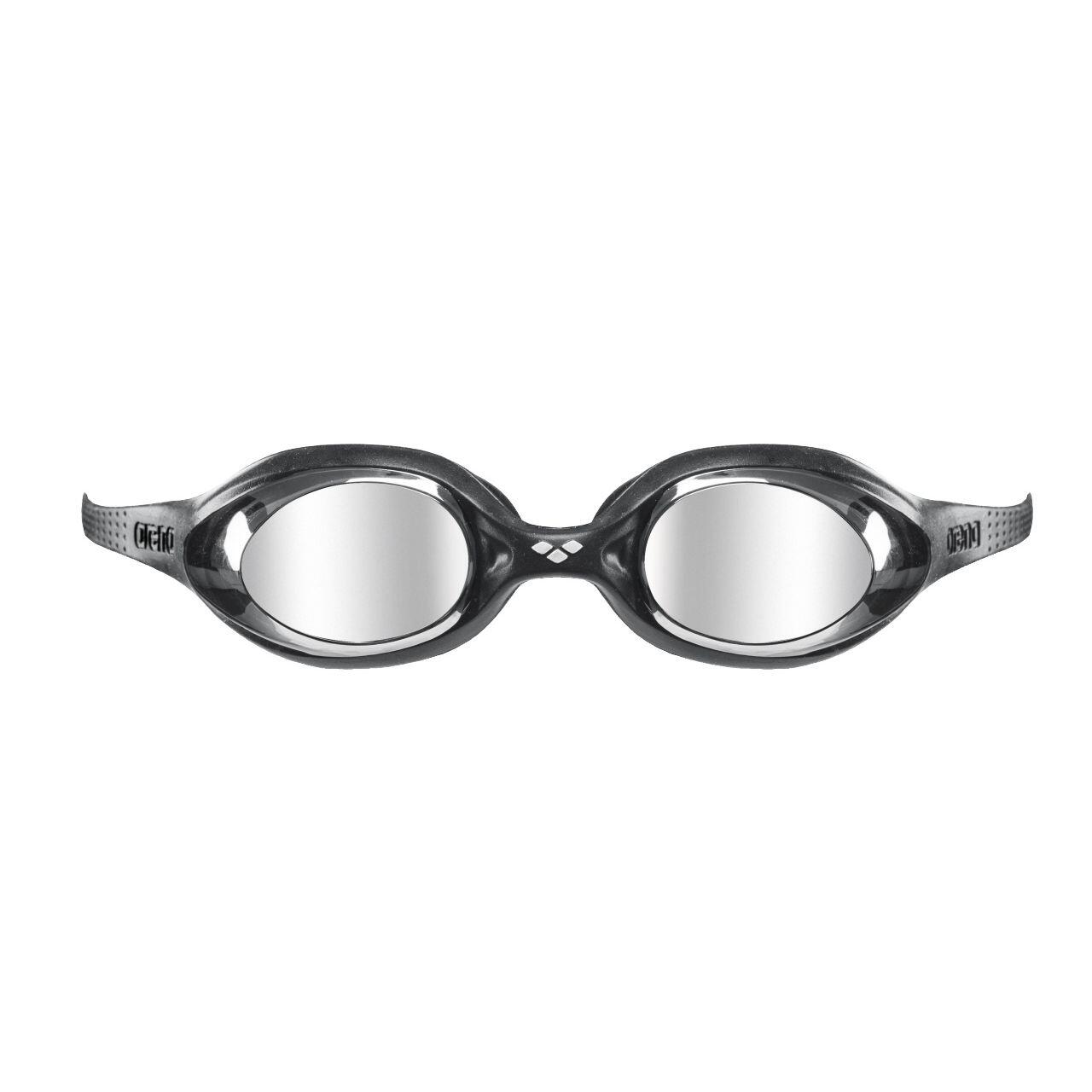 Arena Spider Junior Mirrored Goggles Black/Green 2/3