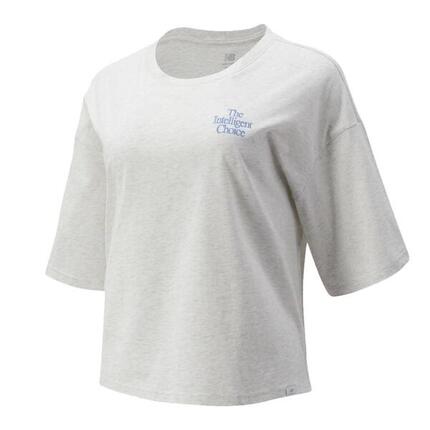 New Balance Athletics Intelligent Damen T-Shirt Grau