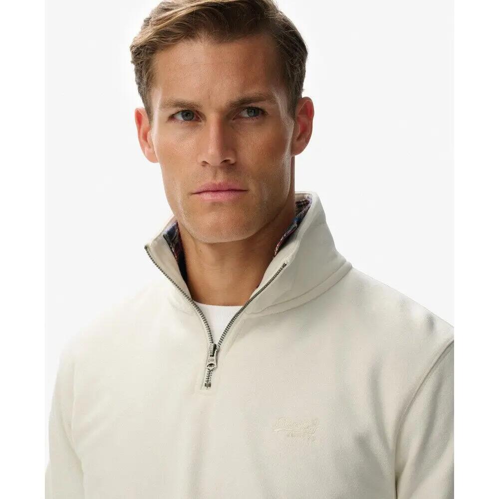 Sweatshirt à col zippé Superdry Essential Logo Henley 4/7