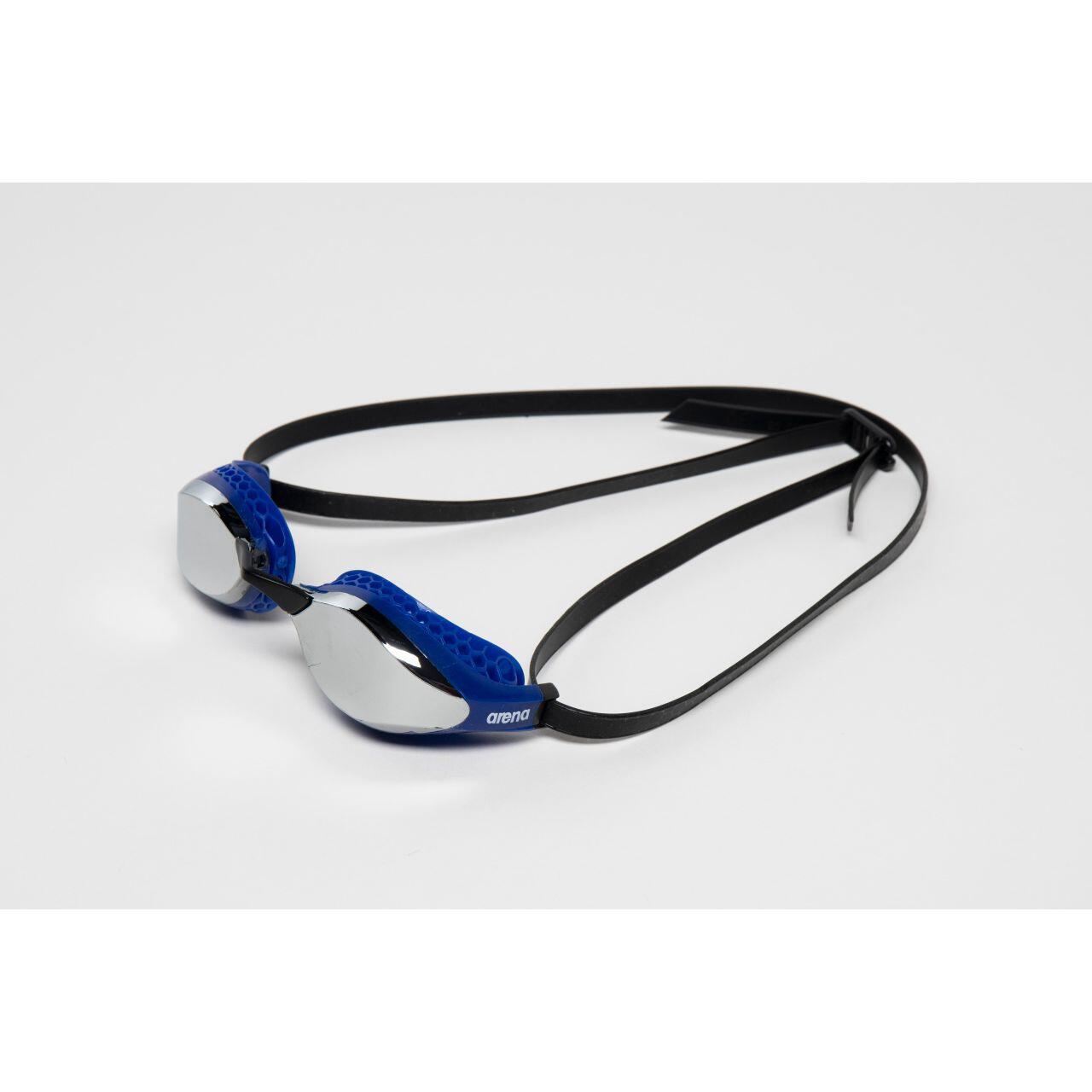 Arena Airspeed Mirrored Goggles - Silver /Blue 3/7