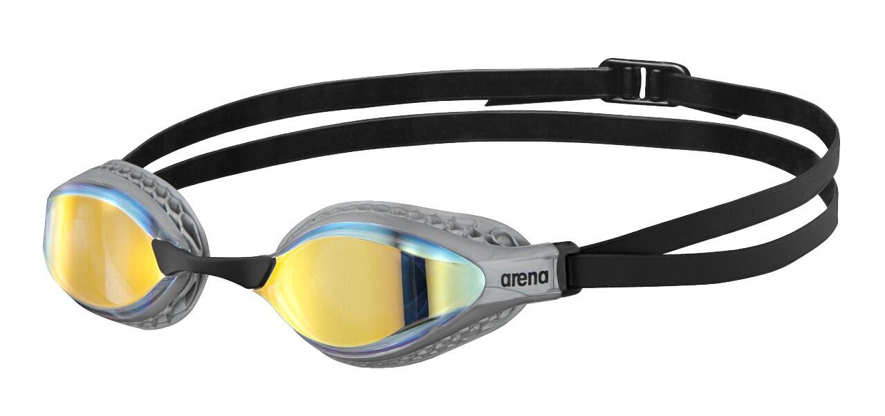 Arena Airspeed Mirrored Goggles - Yellow Copper / Silver 1/4