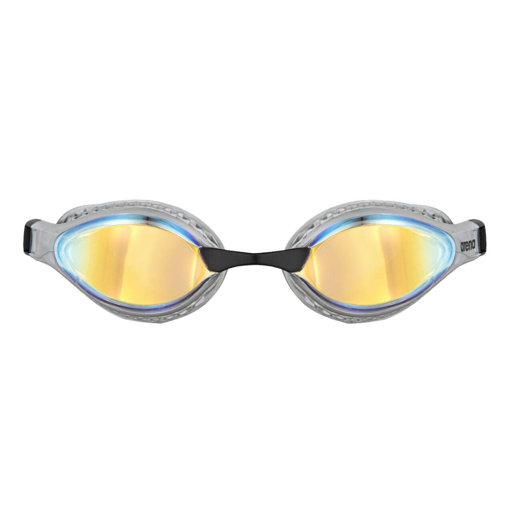 Arena Airspeed Mirrored Goggles - Yellow Copper / Silver 2/4