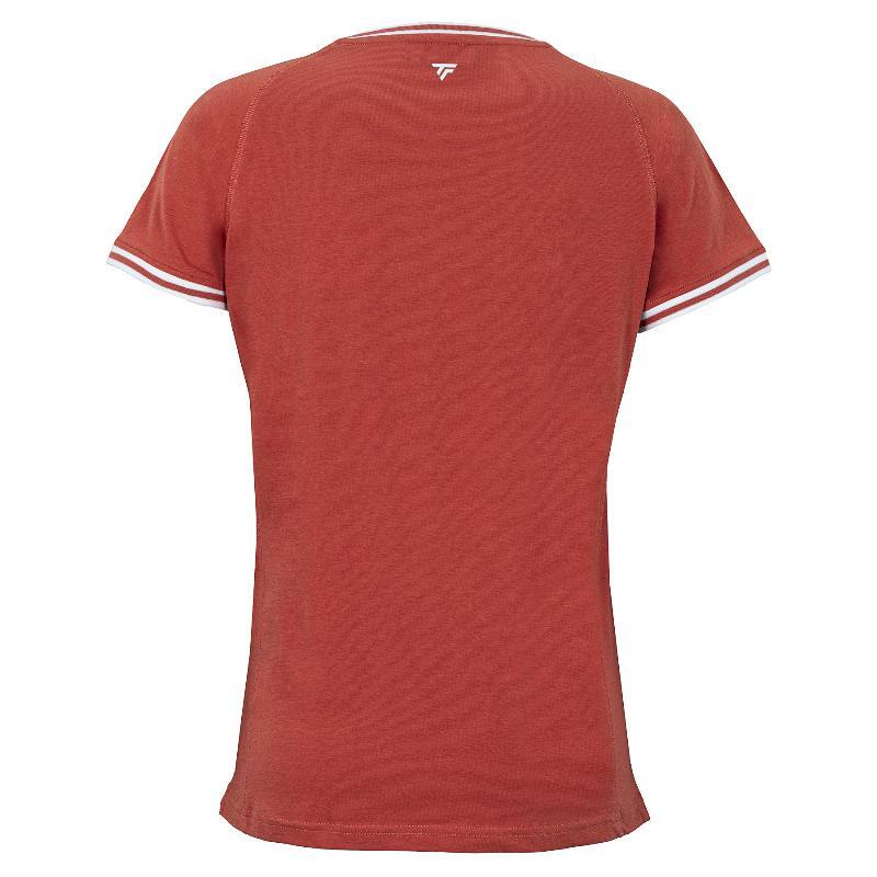 Camiseta Tecnifibre Team Stretch Terracota Mujer 2/5