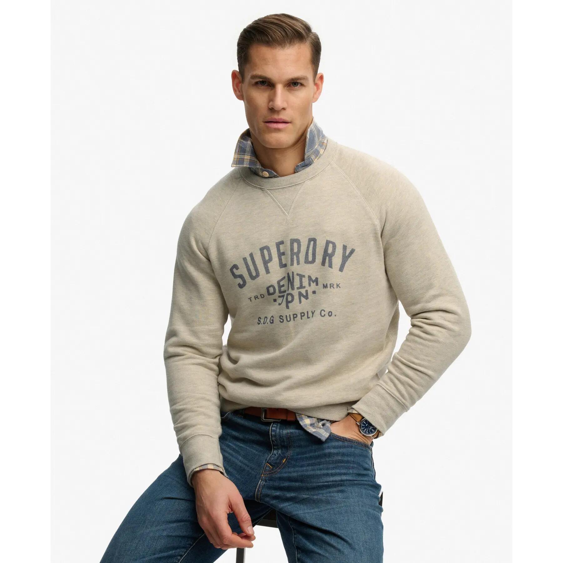Bluza z nadrukiem Superdry Merchant Vintage 4/7