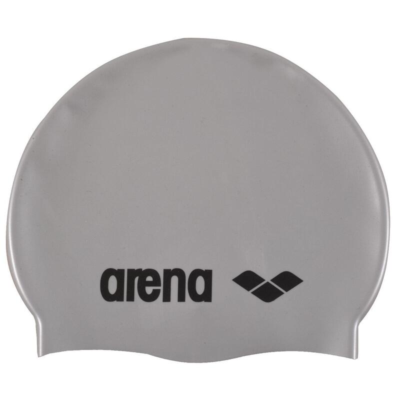 Arena Bonnet en Silicone Classique Argent