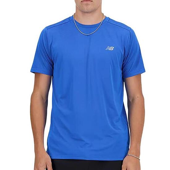 New Balance Run 22 Herren T-Shirt Blau