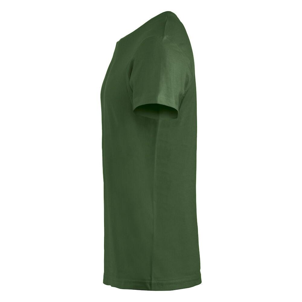 "Basic" TShirt für Kinder Flaschengrün 3/4