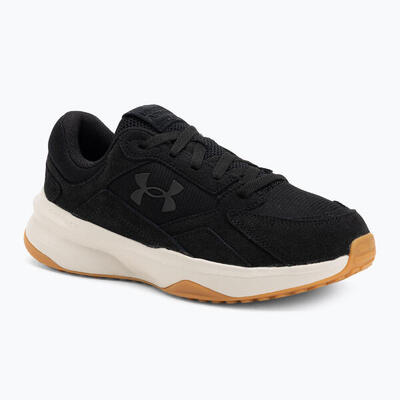 Heren trainingsschoenen under armour edge suede zwart/steen/zwart