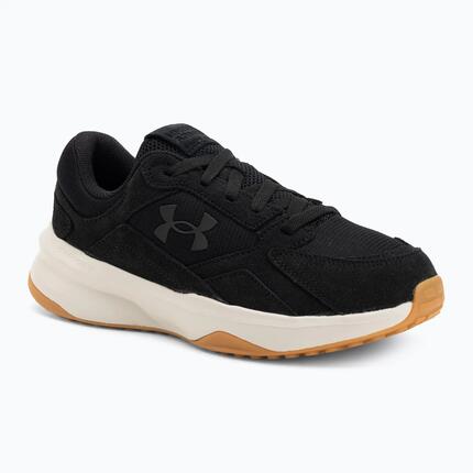 Chaussures d'entraînement pour hommes Under Armour Edge Suede noir/pierre/noir