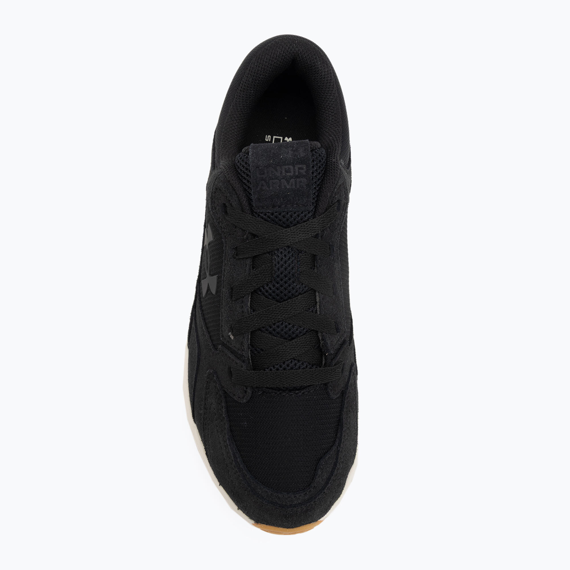 Heren trainingsschoenen Under Armour Edge Suede zwart/steen/zwart 5/7