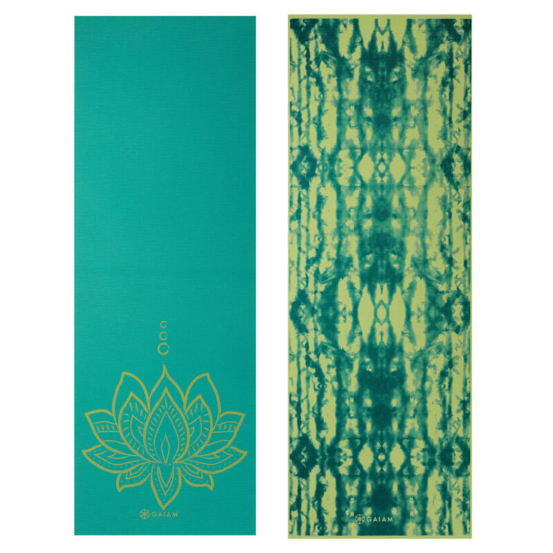 Gaiam Turquoise Lotus jógaszőnyeg