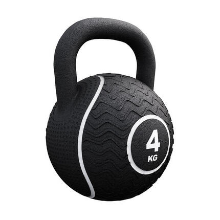 Kettlebell caoutchouc 4–20 kg | Protection sols | Entraînement fonctionnel