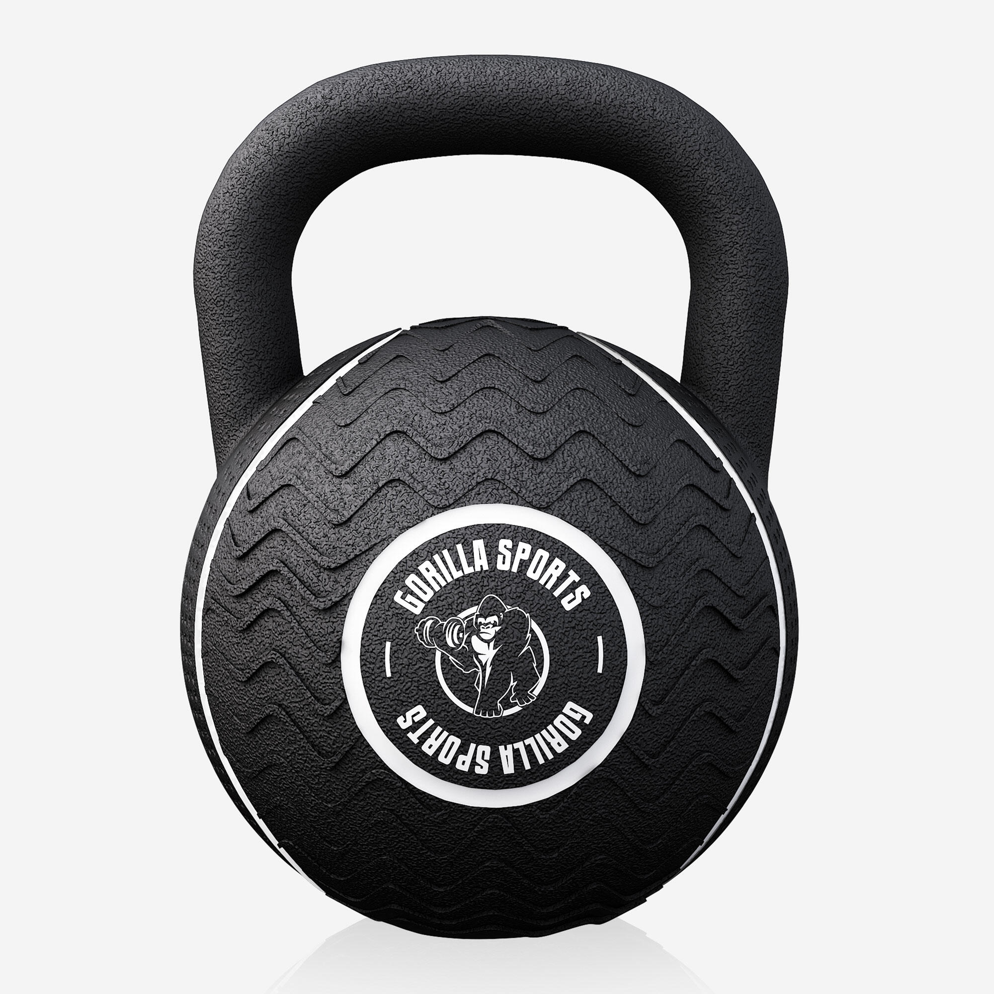 Kettlebell caoutchouc 4–20 kg | Protection sols | Entraînement fonctionnel 3/4