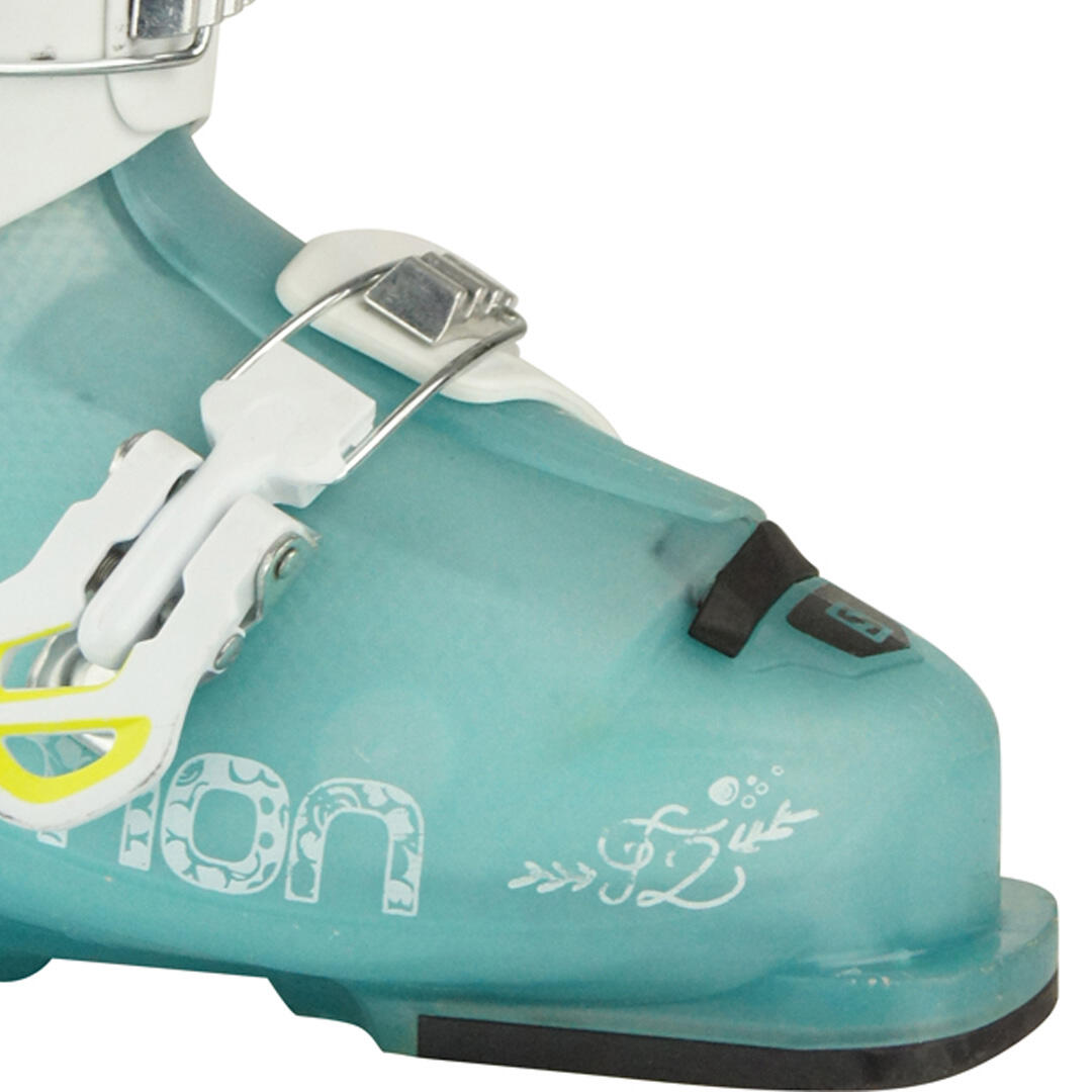 Reconditionné - SALOMON T2 GIRLY VERT TRA/WH/AC - Très bon état 2/5