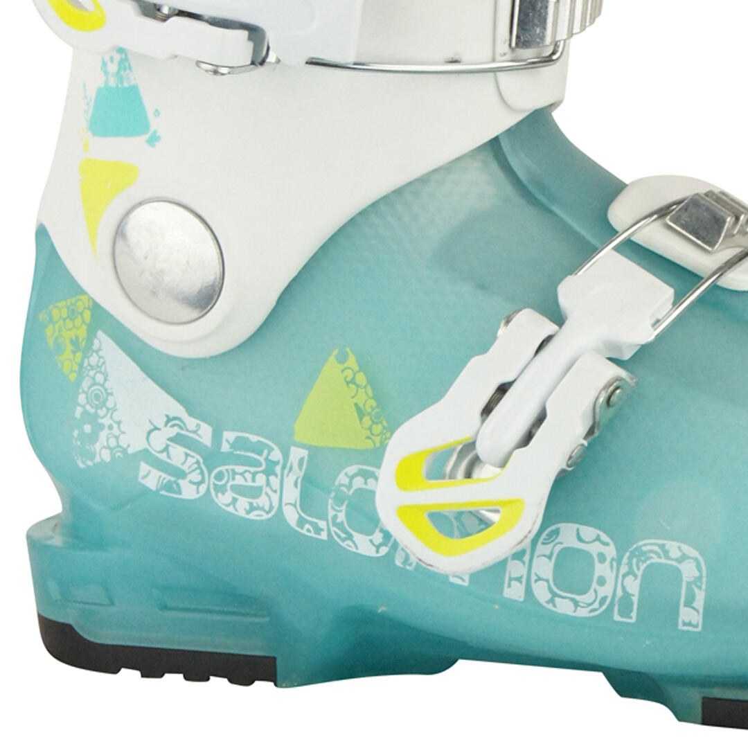Reconditionné - SALOMON T2 GIRLY VERT TRA/WH/AC - Très bon état 4/5