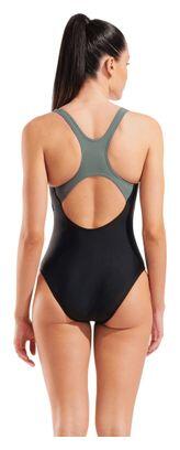 Costume da bagno Arena Control Pro Back Nero/Verde Donna 2/5