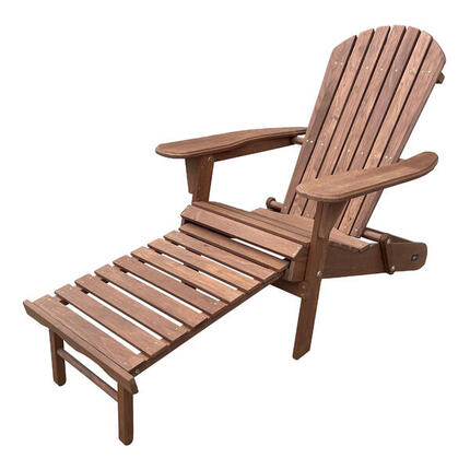 Chaise de camping Adirondack, AXI Alexa en Bois, Marron