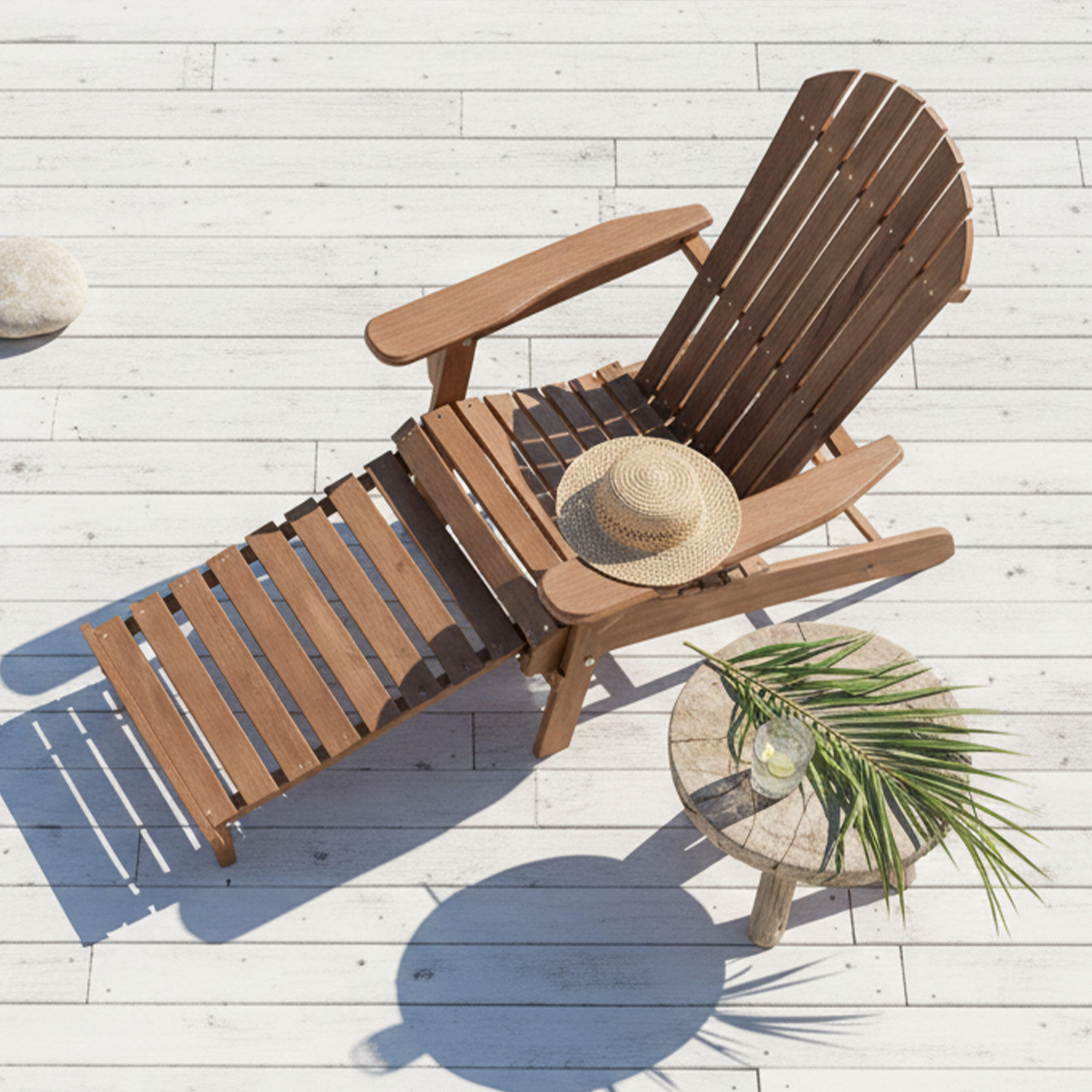 Sedia da campeggio Adirondack, Alexa, legno, marrone 7/7