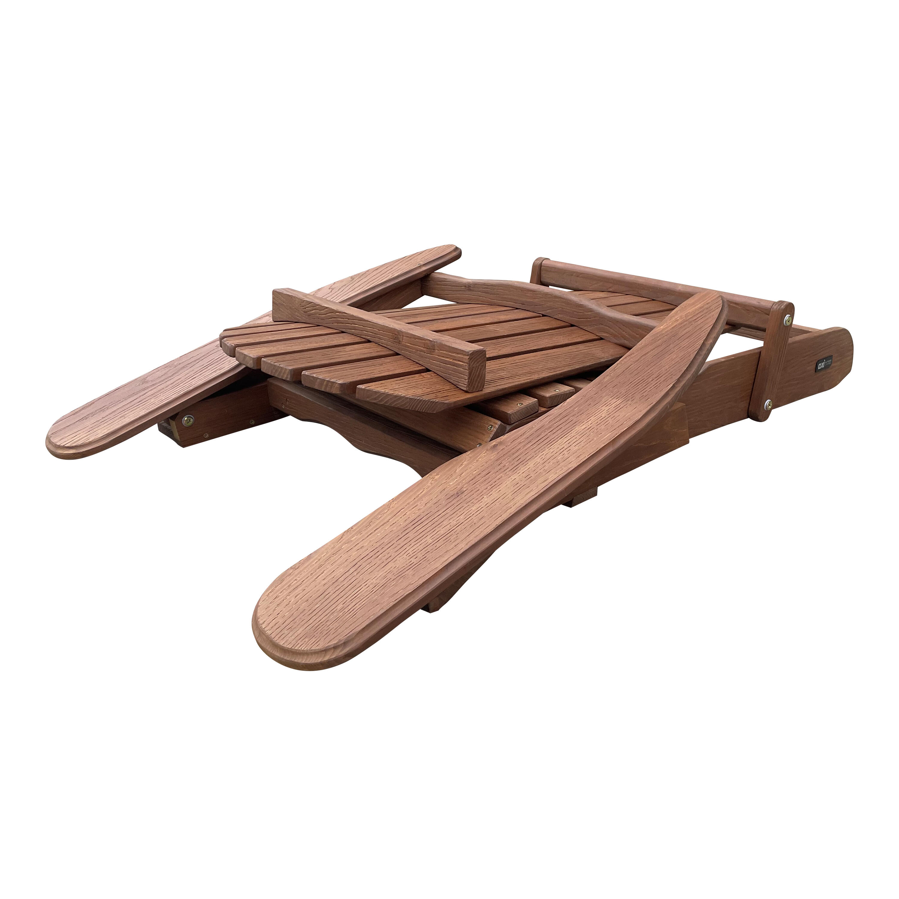 Sedia da campeggio Adirondack, Alexa, legno, marrone 6/7